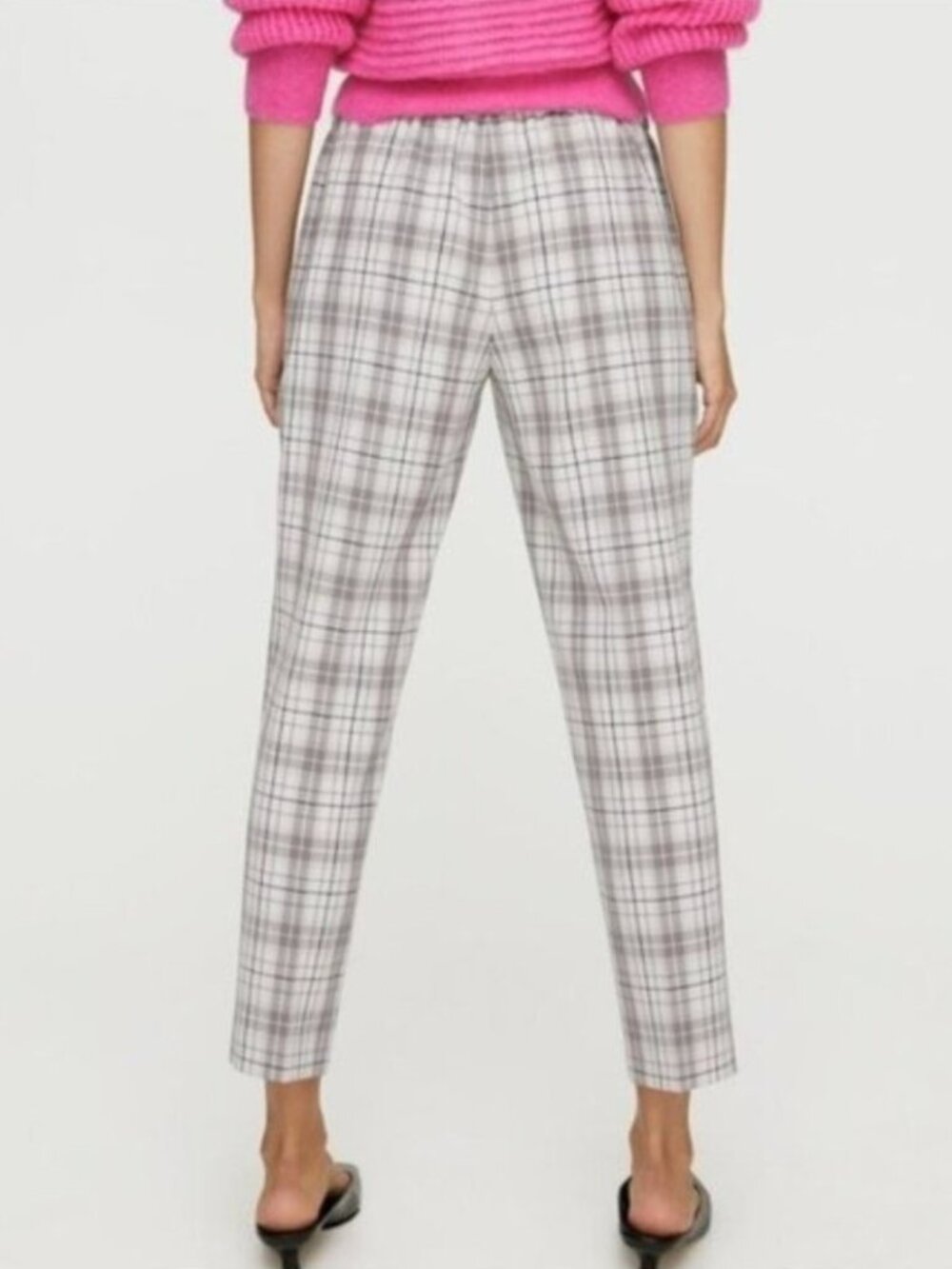 Aritzia Wilfred plaid tartan Darontal Pant